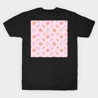 Cosmetics Pattern T-Shirt